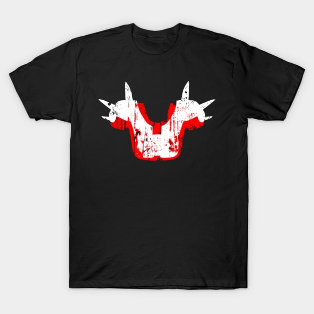 Shoulder Pads of Doom T-Shirt by Mouthpiece Studios